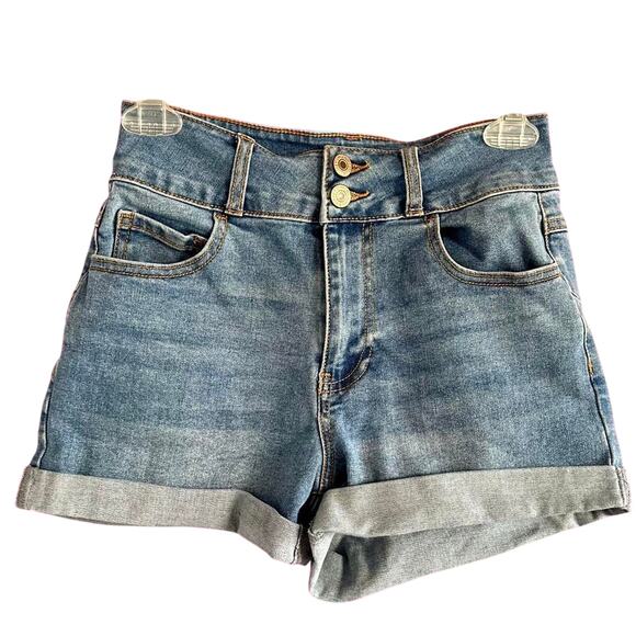 Forever 21 Shorts Womens Size 25 High Waisted Stretchy Jorts Summer Classic Fun - Picture 1 of 7